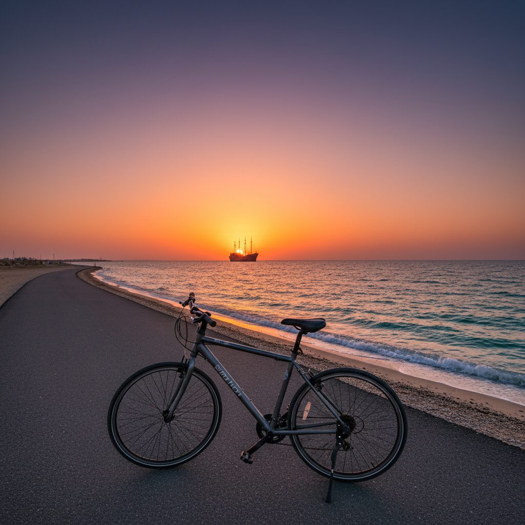 مسیر دوچرخه سواری کیش | راهنمای کامل رکاب زدن در جزیره 1 اجاره دوچرخه در کیش از سیر تا پیاز
