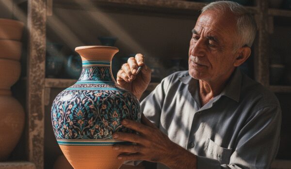 راهنمای جامع سفال لالجین؛ از تشخیص اصل تا خرید هوشمندانه