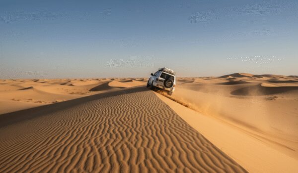 هیجان رانندگی آفرود بر فراز تپه‌های شنی کویر لوت