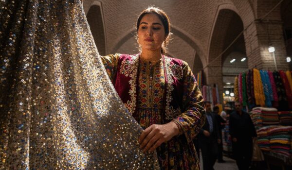 راهنمای جامع خرید پارچه و لباس محلی در بازار سنندج