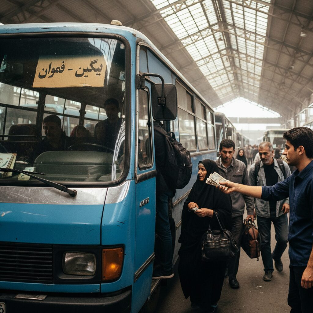 سفر به کندوان با حمل و نقل عمومی