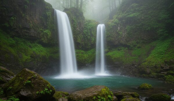 savadkuh waterfalls