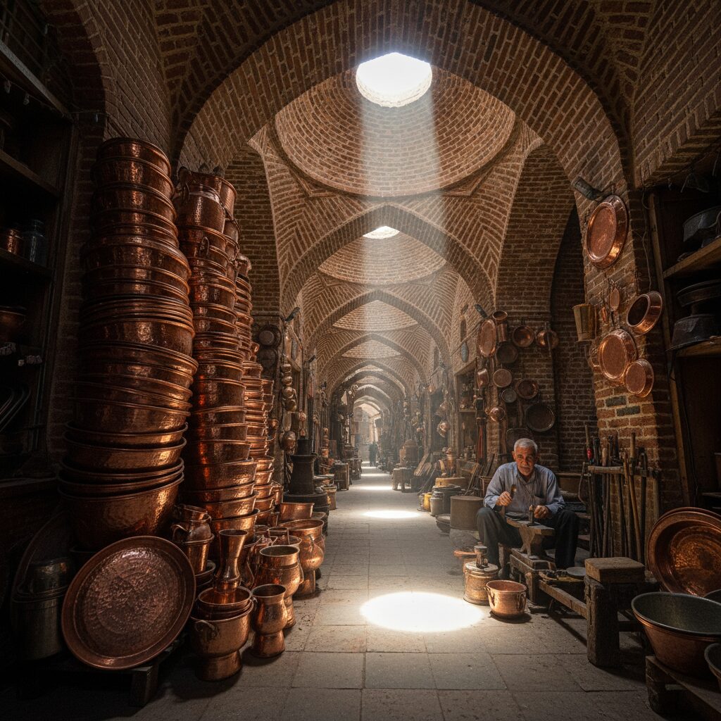 معماری بازار کرمان و تاریخچه آن | راهنمای جامع بازدید 1 بازار گردی در کرمان از گنجعلی خان تا خرید سوغات