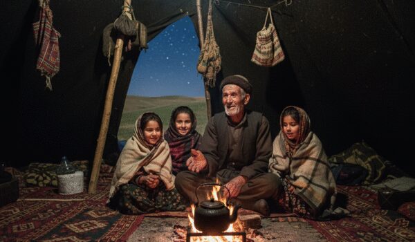 اقامت در سیاه چادر عشایر بختیاری در زمستان یک تجربه بکر