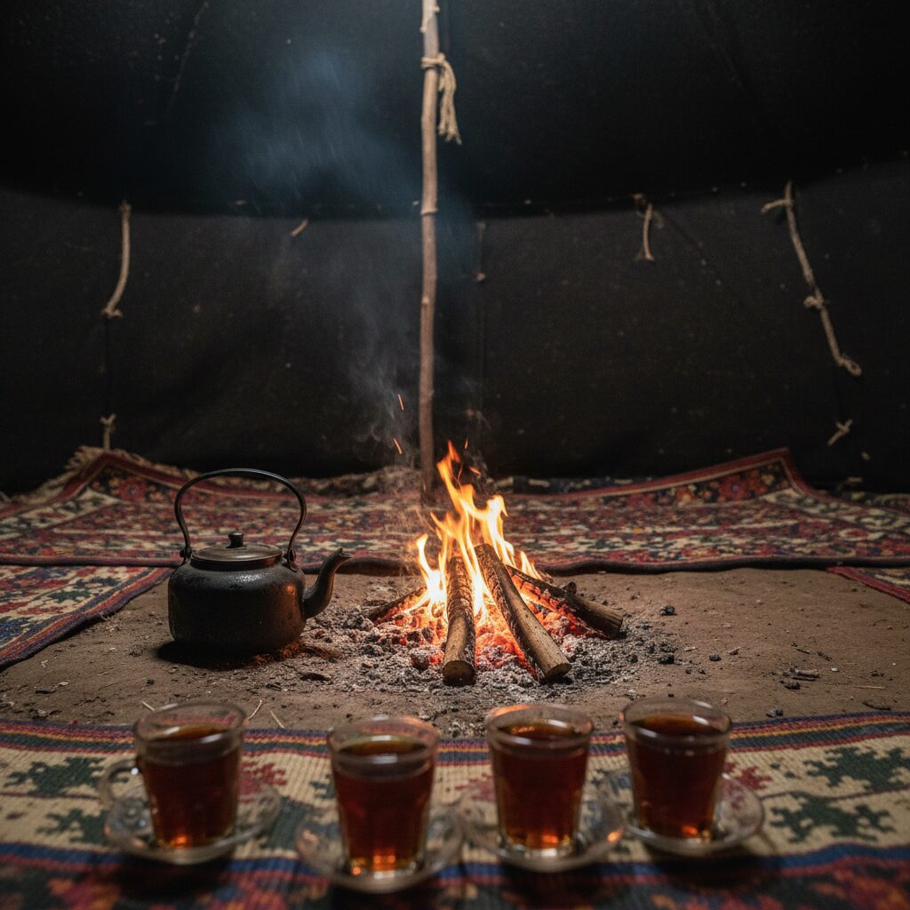 اقامت در سیاه چادر عشایر بختیاری در زمستان