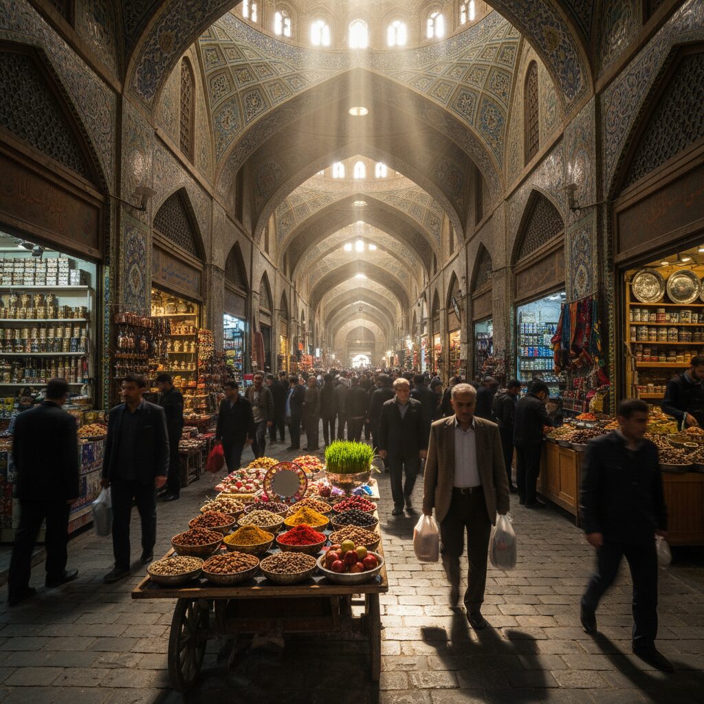 راهنمای کامل خرید شب عید در بازار بزرگ تهران | از آجیل تا هفت‌سین