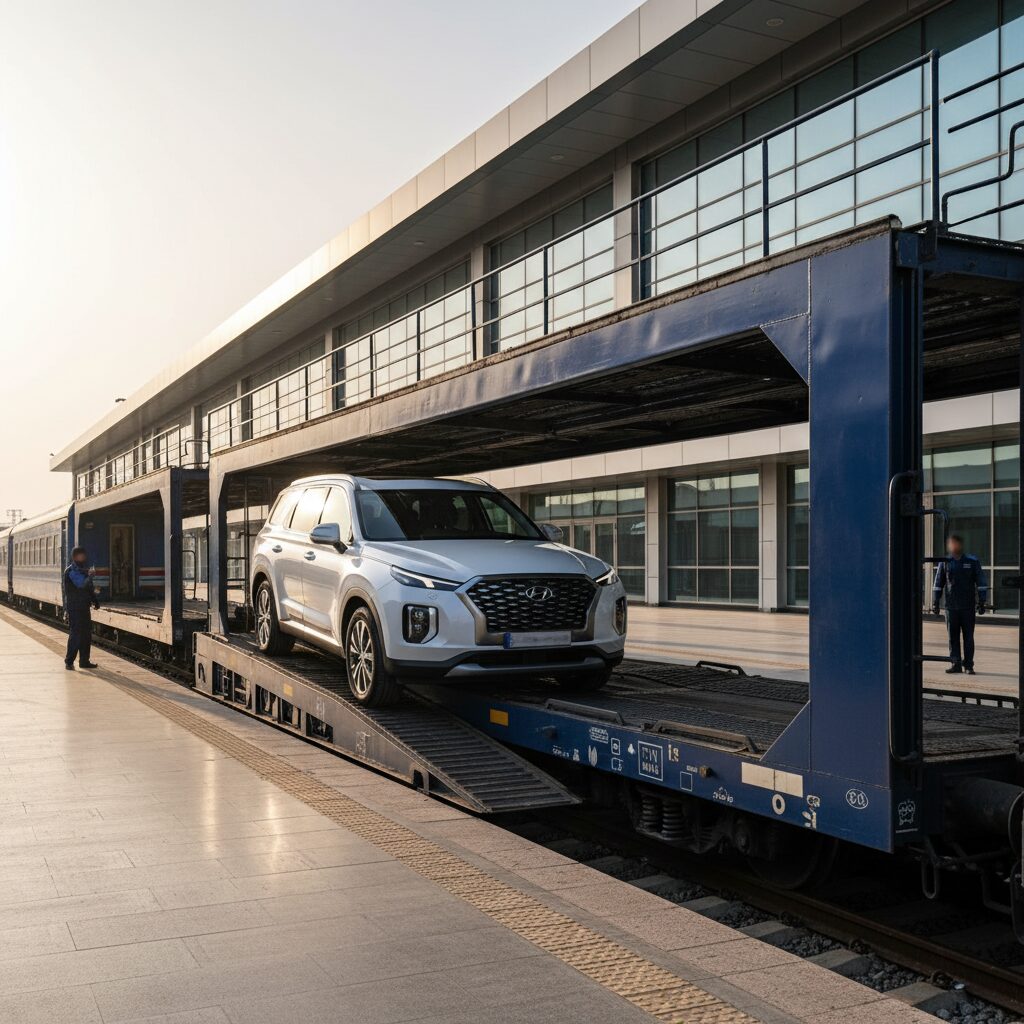 حمل خودرو با قطار به مشهد | مزایا، هزینه و ایمنی سفر 1 راهنمای کامل حمل خودرو با قطار به مشهد