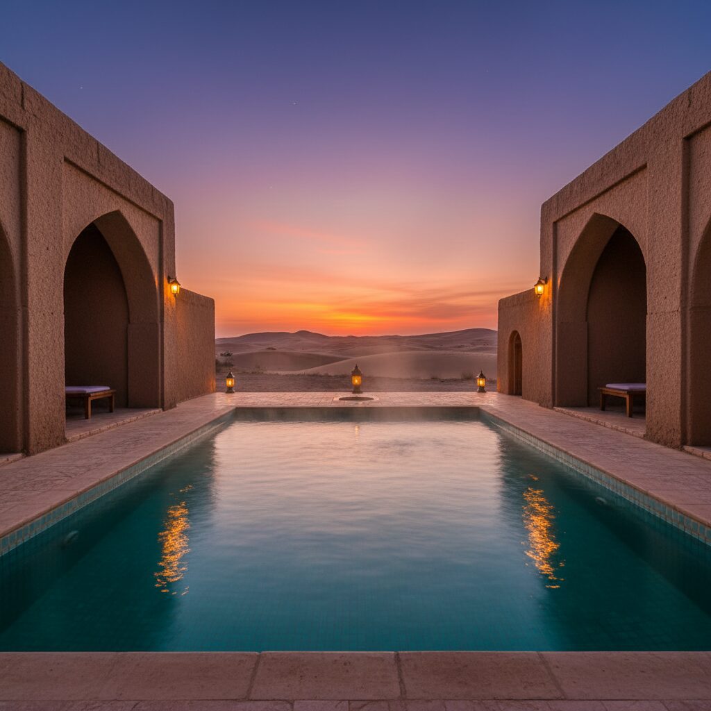 اقامتگاه کویری با استخر آب گرم؛ سفری لوکس و متفاوت | راهنما 1 سفر به لوکس ترین اقامتگاه های کویری با استخر آب گرم