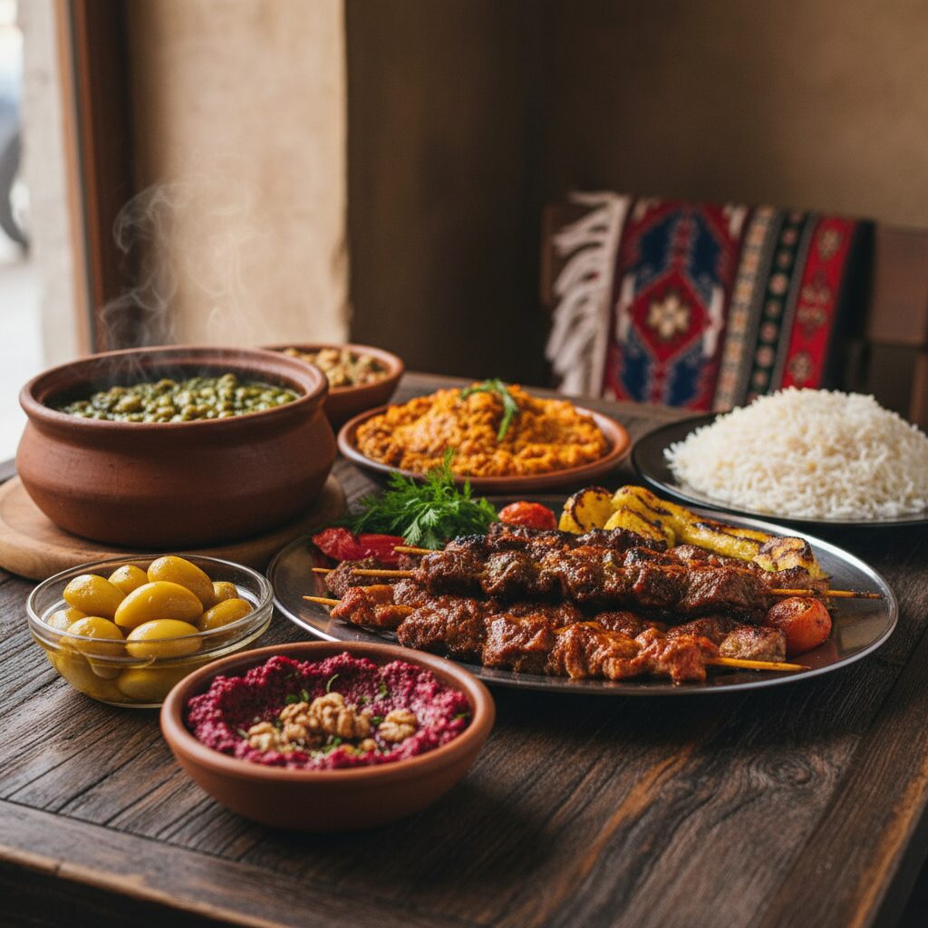 شکم گردی در رشت: برنامه کامل روز اول | بازار و رستوران 1 برنامه سفر شکم گردی سه روزه در رشت راهنمای کامل خوشمزهترین شهر ایران