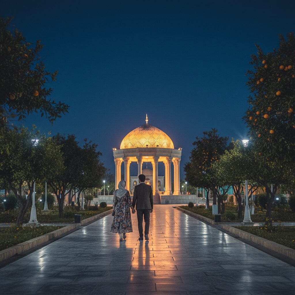 شیراز عاشقانه نقشه گنج زوج‌ها برای کشف مکان های رمانتیک