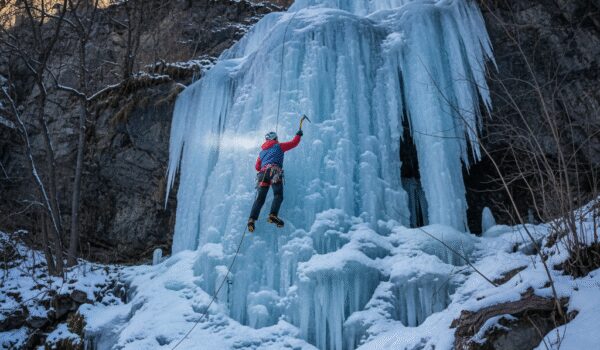 ice climbing in iran