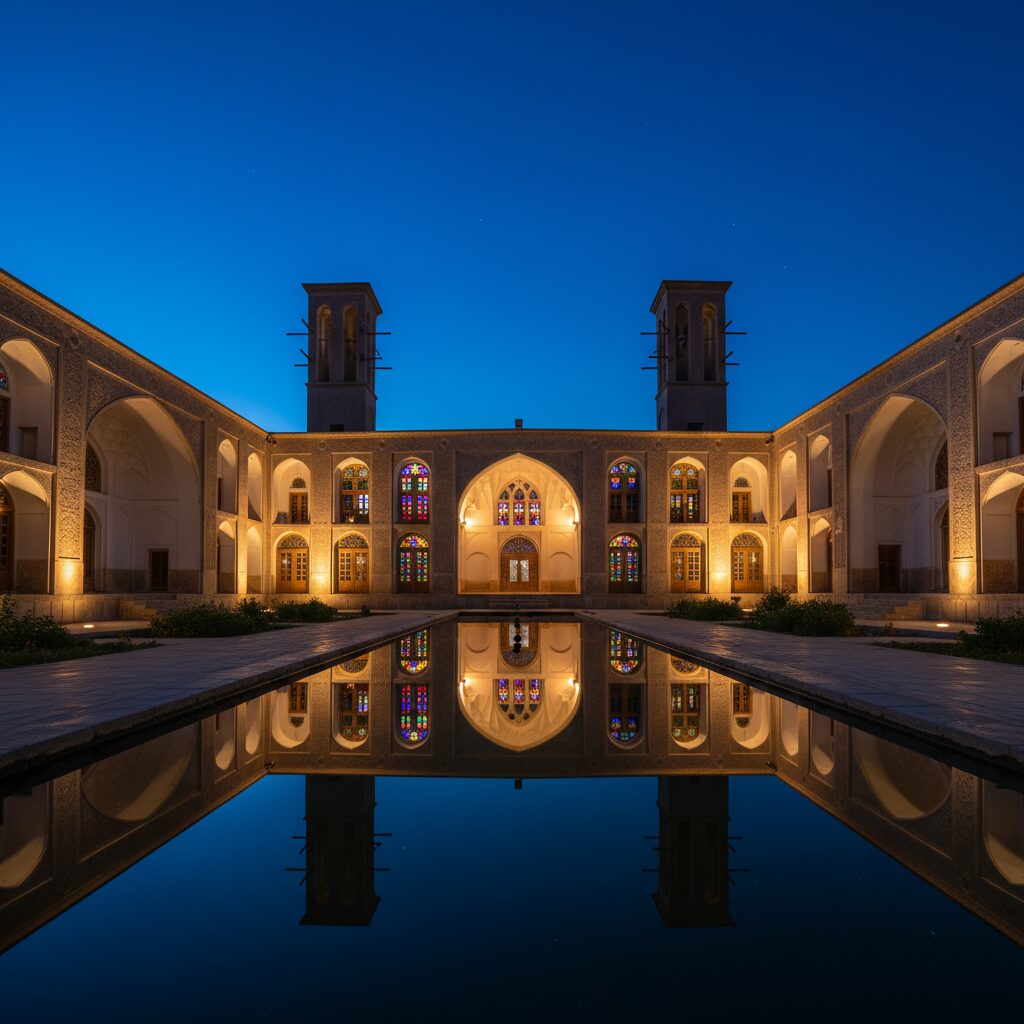 بازدید شبانه از خانه‌های تاریخی کاشان