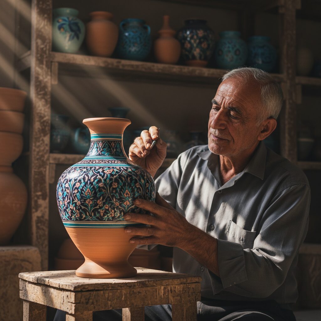 سفال لالجین | آشنایی با پایتخت سفال ایران و ویژگیهای آن 1 راهنمای جامع سفال لالجین؛ از تشخیص اصل تا خرید هوشمندانه