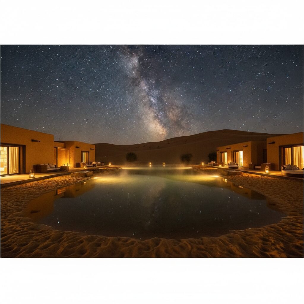 اقامتگاه کویری با استخر آب گرم؛ سفری لوکس و متفاوت | راهنما 2 اقامتگاه کویری با استخر آب گرم