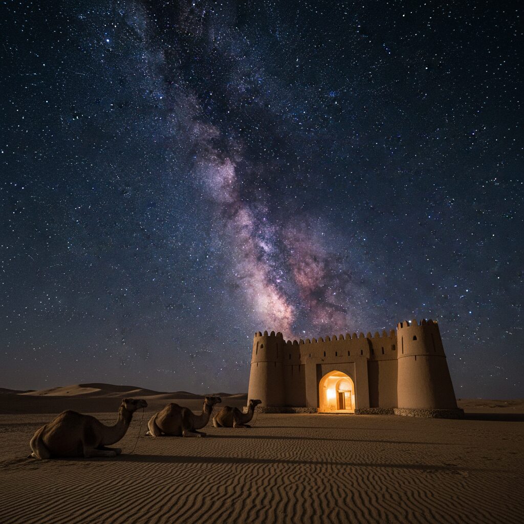 رصد ستارگان در کویر مرنجاب