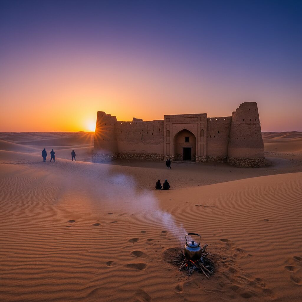 رصد ستارگان در کویر مرنجاب