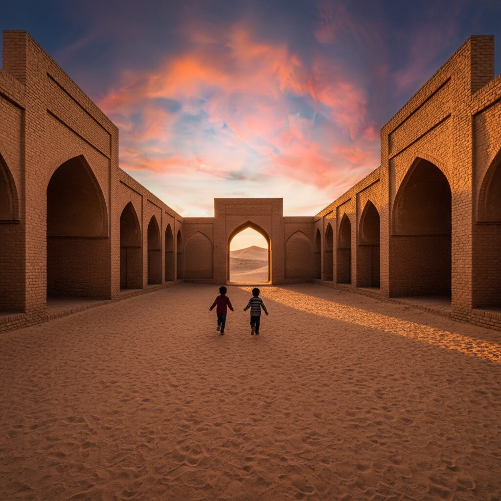 سفر به کویر با کودکان