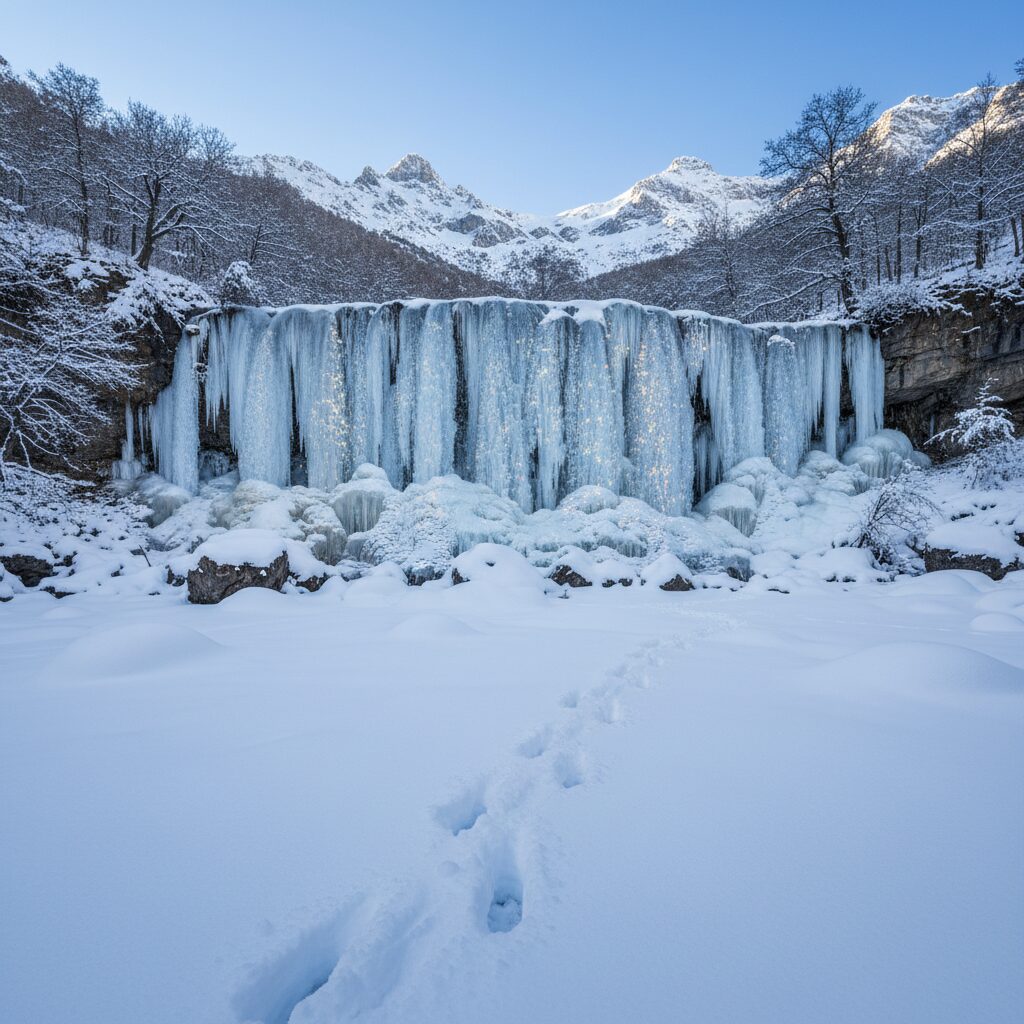 آبشار مارگون در زمستان | راهنمای سفر به سپیدان برفی 1 آبشار مارگون در زمستان سفر به قلب یخی ایران