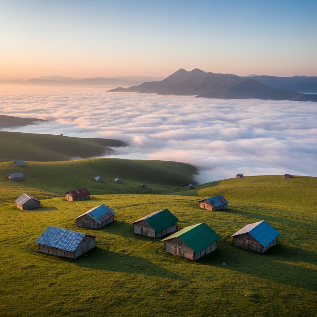 کلبه چوبی در ماسال