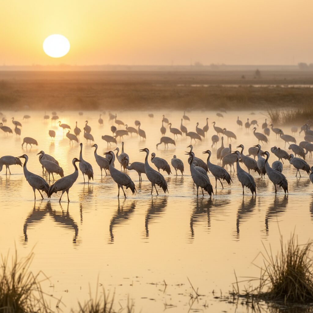 راهنمای جامع عکاسی از پرندگان مهاجر در تالاب میقان