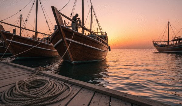 عکاسی در بندر کنگ جادوی لنج های چوبی از طلوع تا غروب