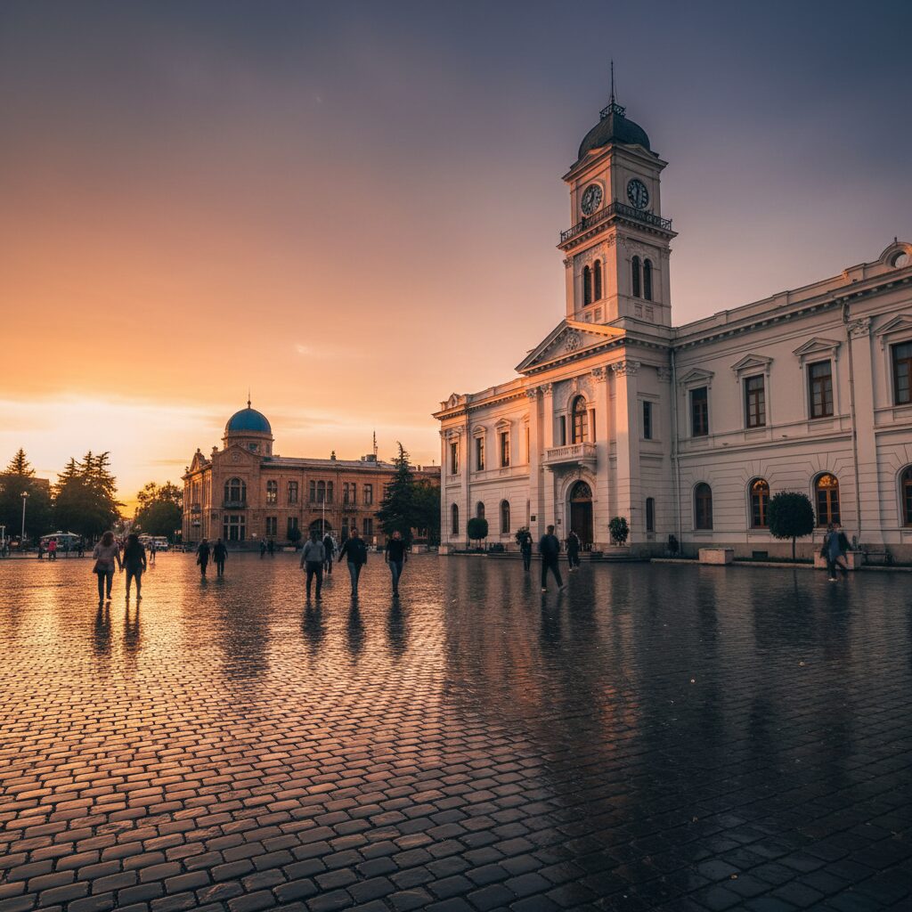 کافه های میدان شهرداری رشت