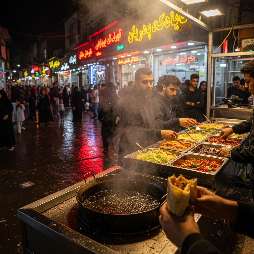 پاتوقهای شبانه شیراز | راهنمای شکم گردی از چمران تا قرآن 2 پاتوقهای شبانه شیراز