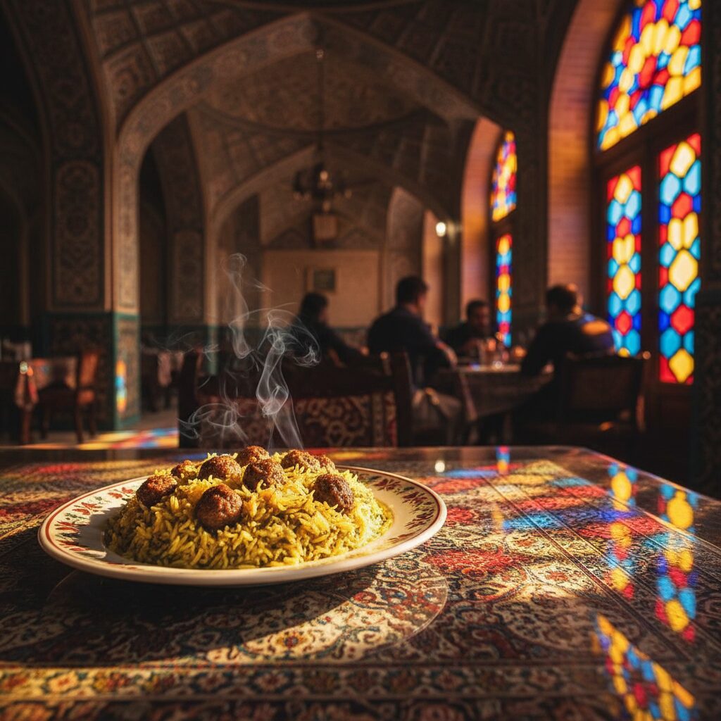 کلم پلو شیرازی