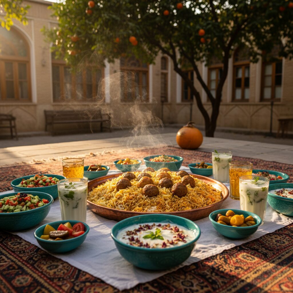 کلم پلو شیرازی