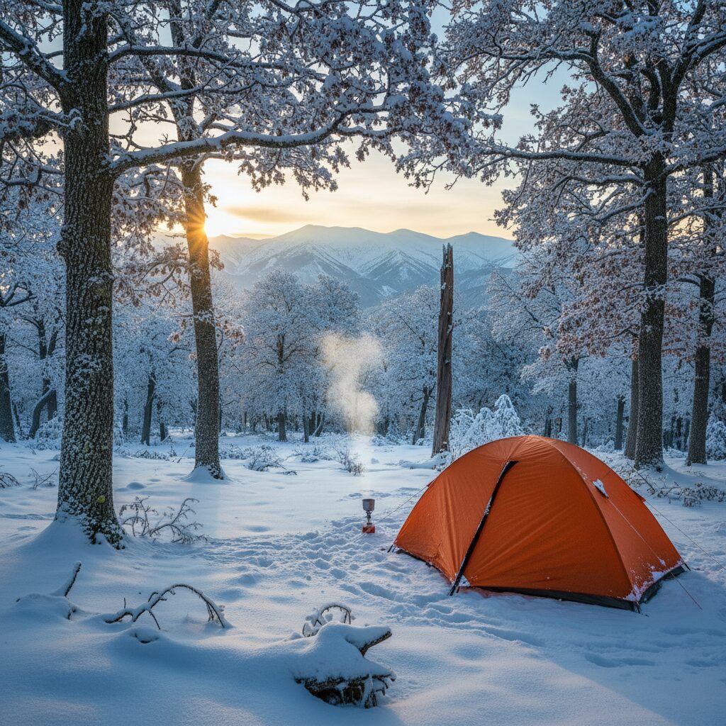 winter camping in arasbaran