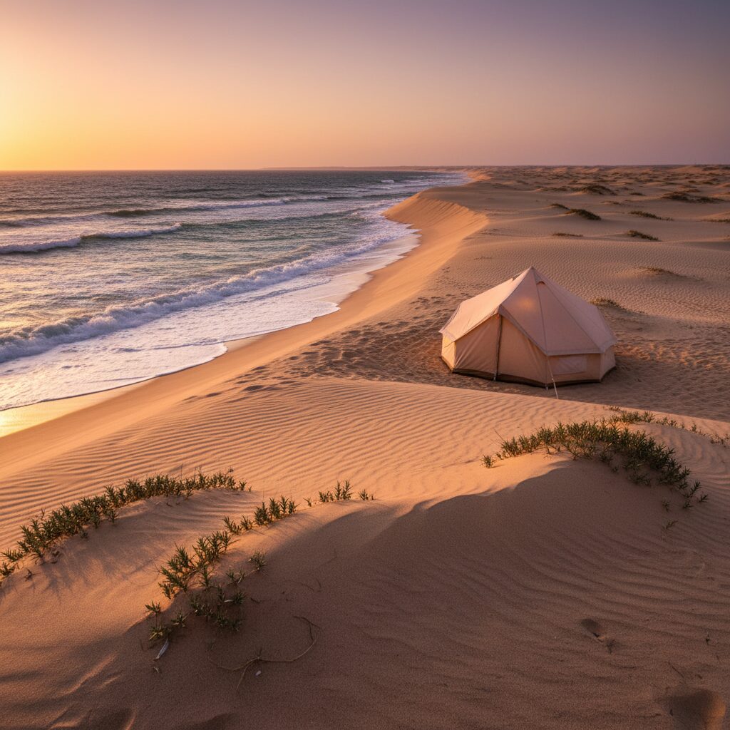 راهنمای جامع کمپینگ در سواحل جنوب ایران برای زمستان