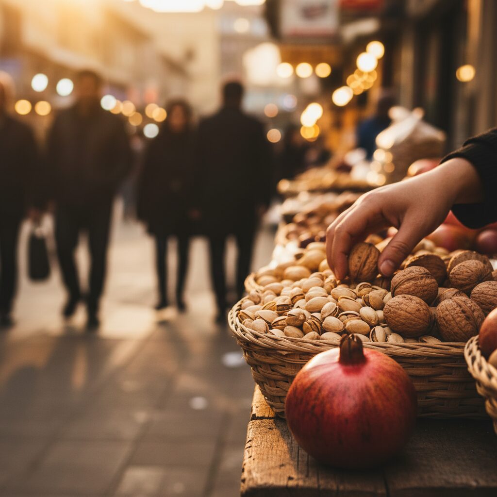 خرید یلدا در بازار تجریش: بهترین راهنمای خرید شب چله 3 خرید یلدا در بازار تجریش